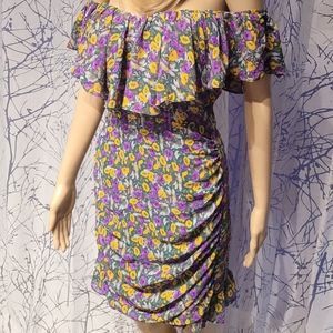 Floral Off Shoulder Dress [ Medium ]